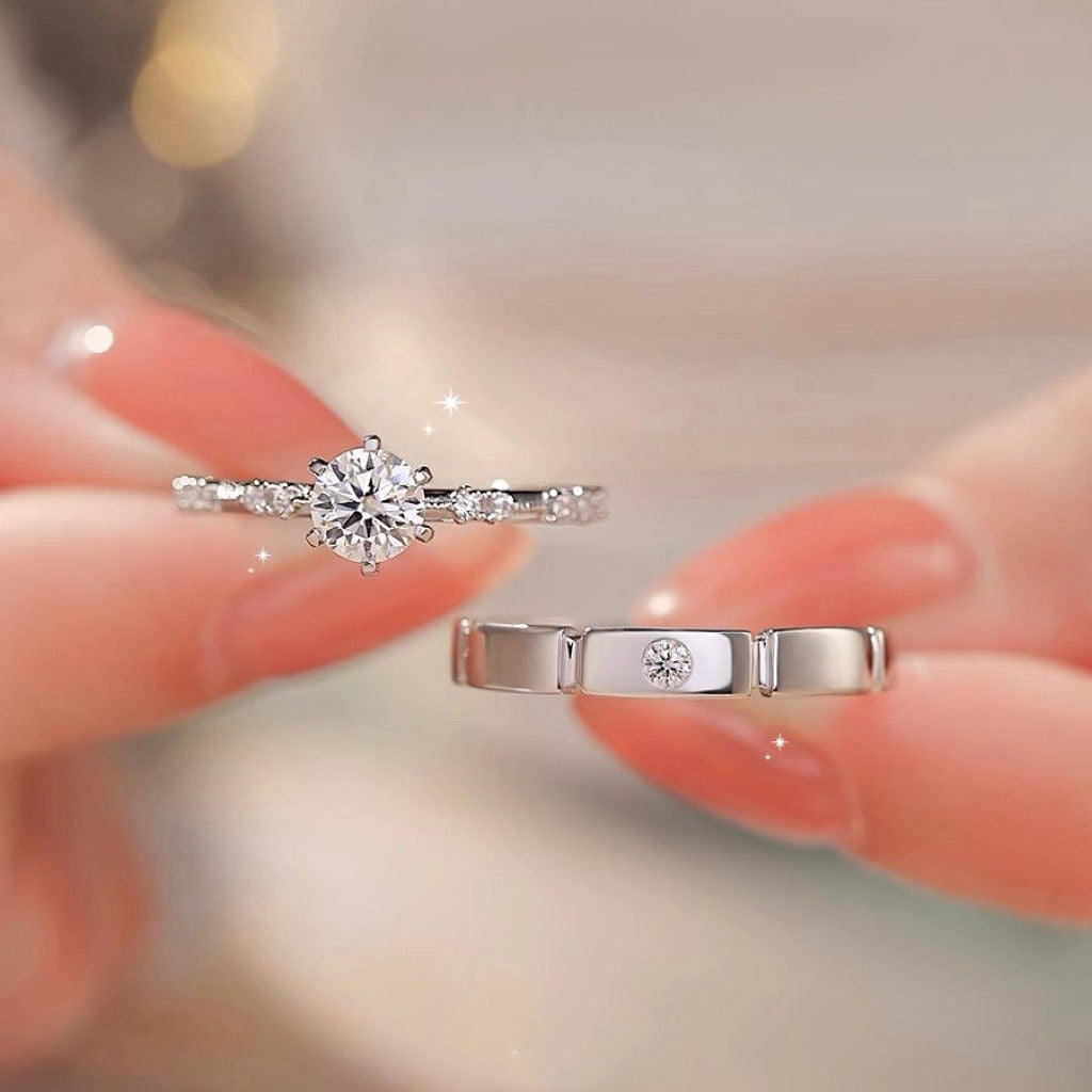 Crystal Wedding Ring - view 8