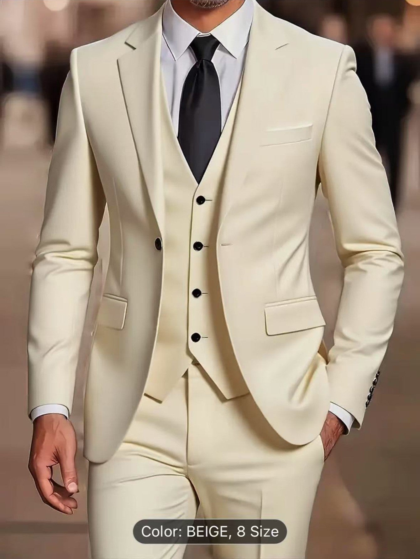 Men's Three-piece Wedding Suit Set - view 2