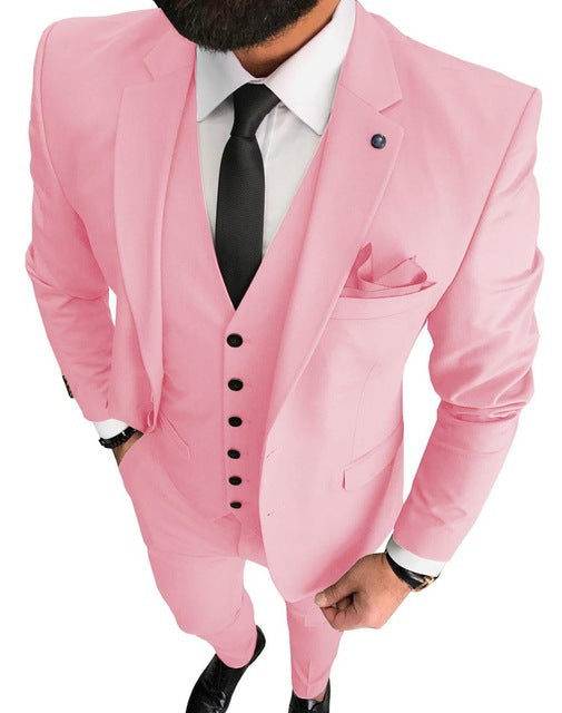 Business Casual Men's Three-piece Suit - view 5