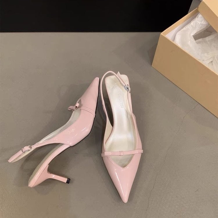 Satin Pointed-toe Heels - view 4