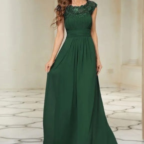 Long Sleeve Lace Bridesmaid Dress - view 2