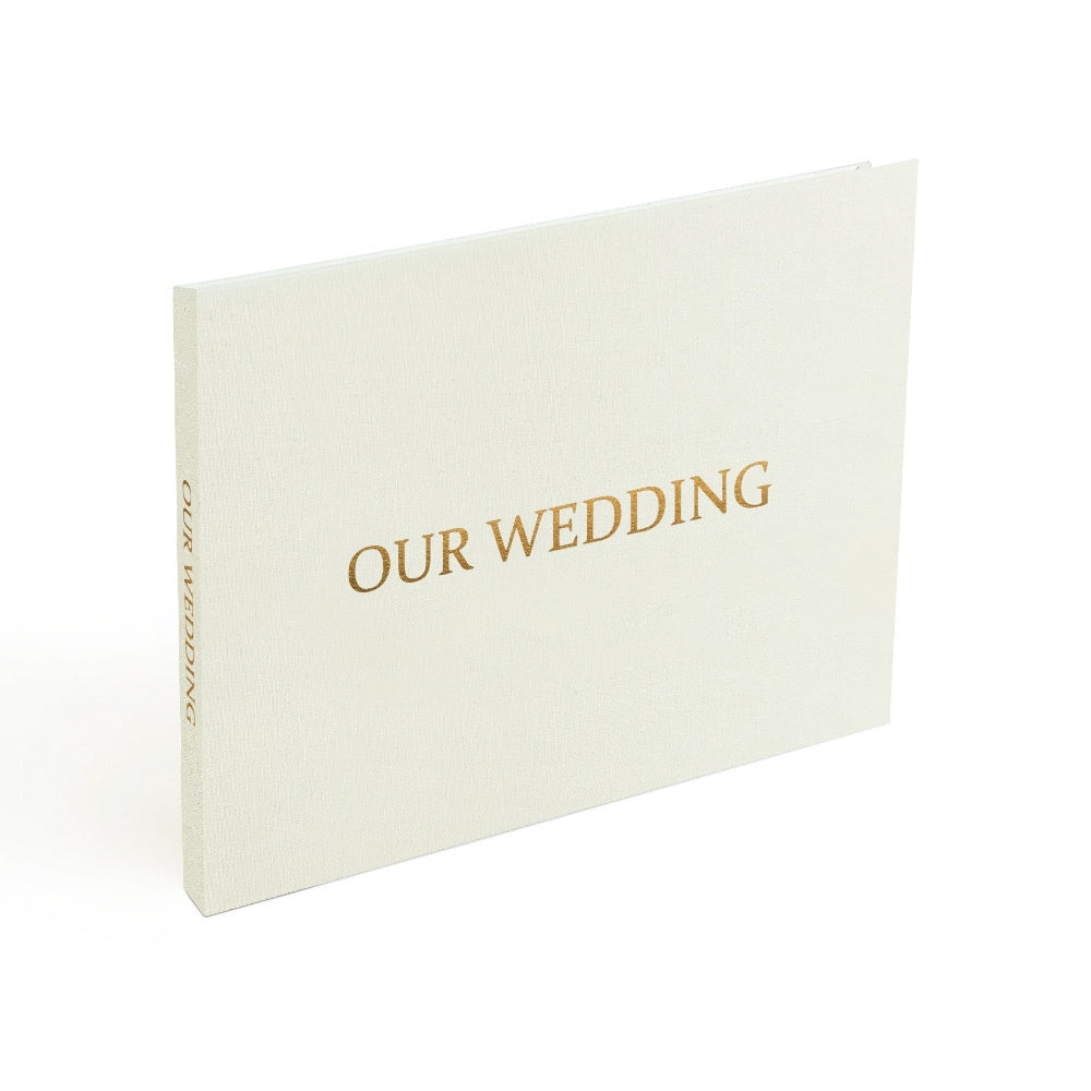 Wedding Video Invitation Linen Brochure - view 4