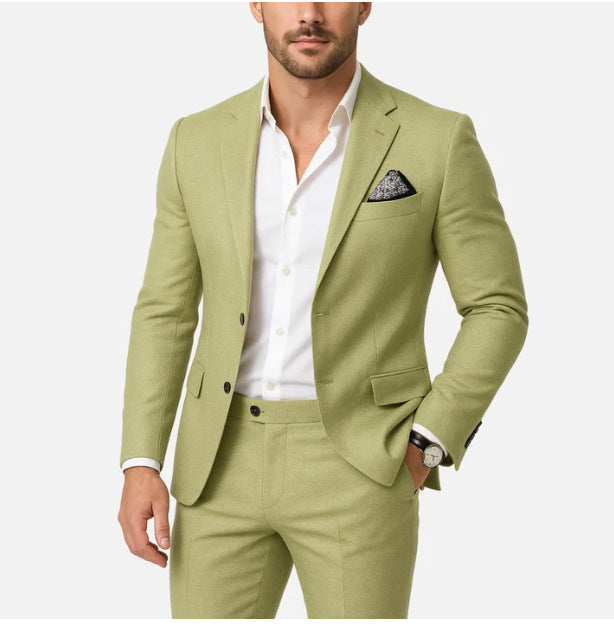 Spring-summer Casual British Men's Suit - view 5