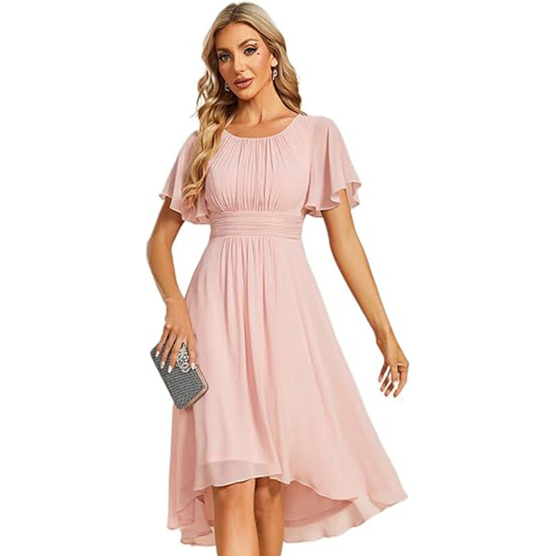 Short Sleeve Elegant Evening Dress - view 9