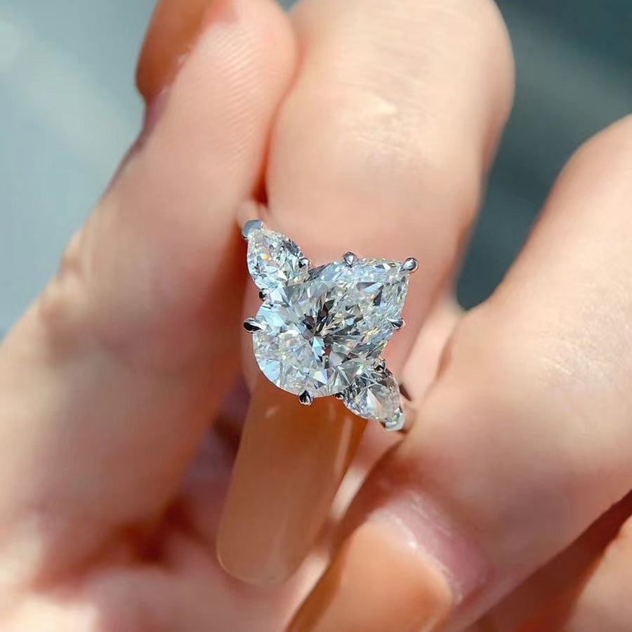 Crystal Wedding Ring - view 6