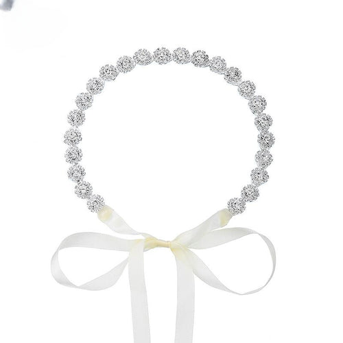 Bridal Rhinestone Sunflower Hair Band - view 1