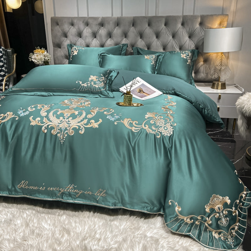 Satin Luxury Wedding Bedding Set - view 4