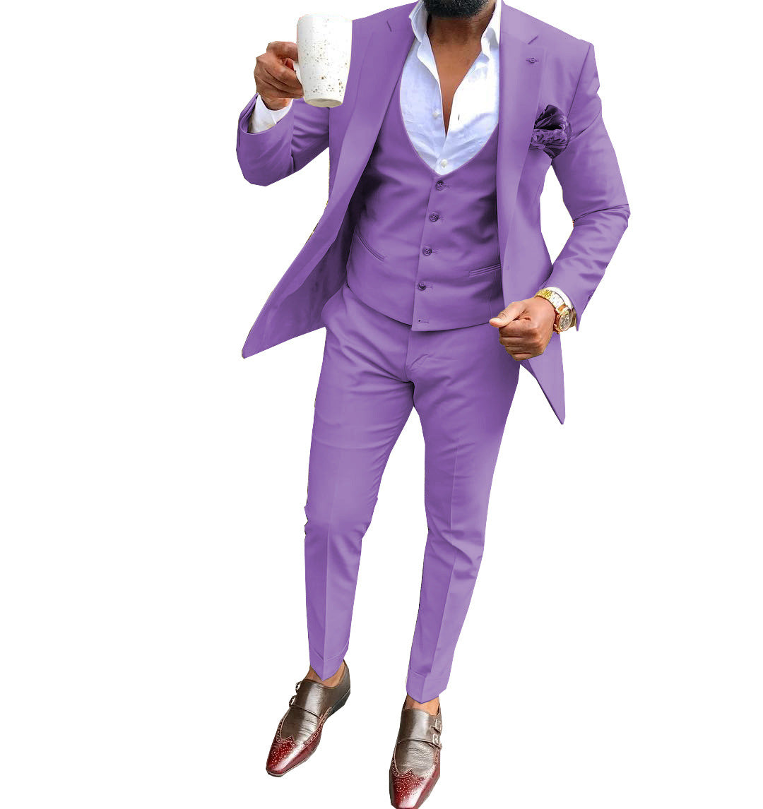 Men's Three-piece Casual Business Suit - view 3
