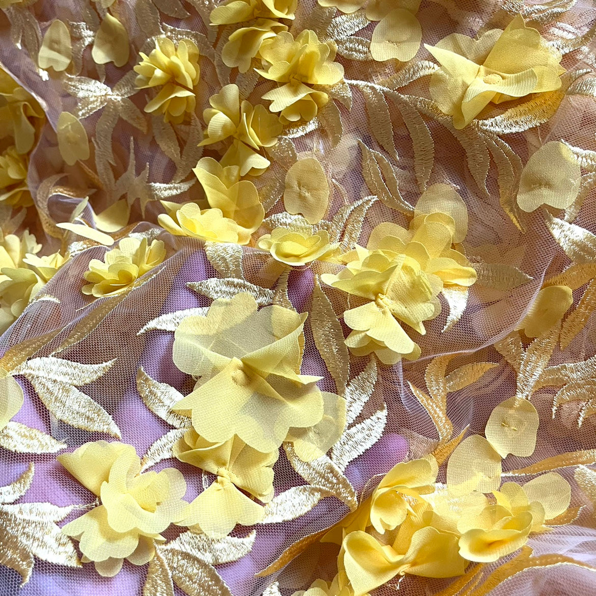 Lace Bridal Fabric - view 4