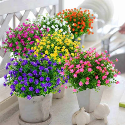 Artificial Eucalyptus Camellia Plant - view 8