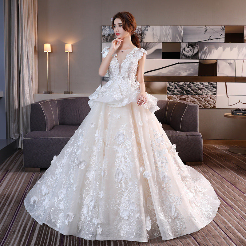 Lace Wedding Dress - view 2