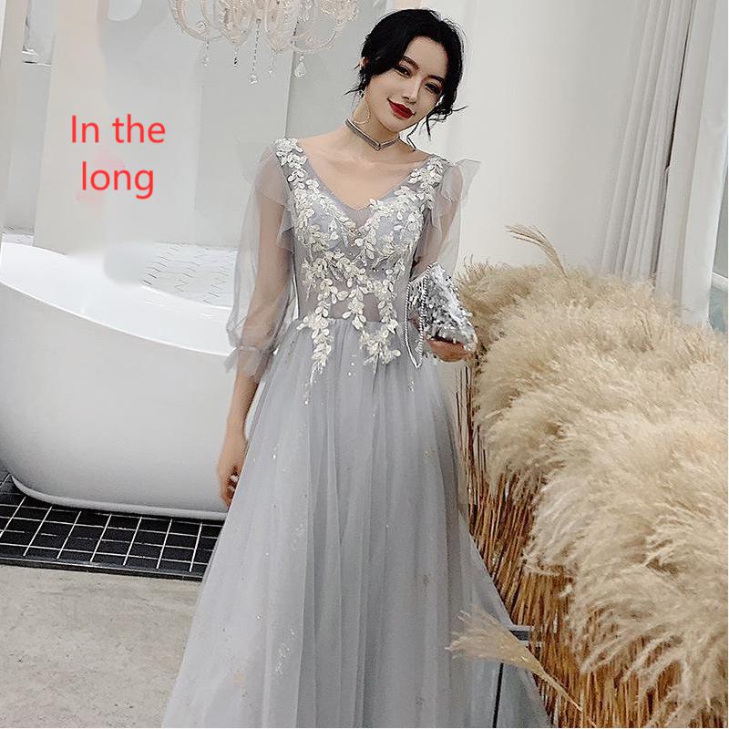V-Neck Bridesmaid Dress - view 7