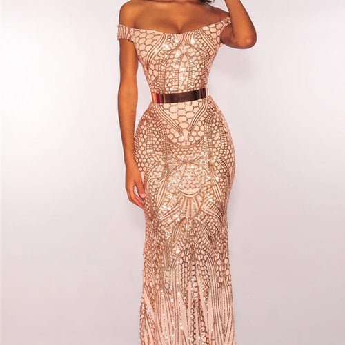 Sequin Gown - view 1