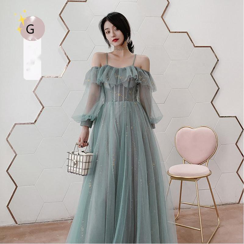 One-Shoulder Sequin A-Line Bridesmaid Dress - view 7