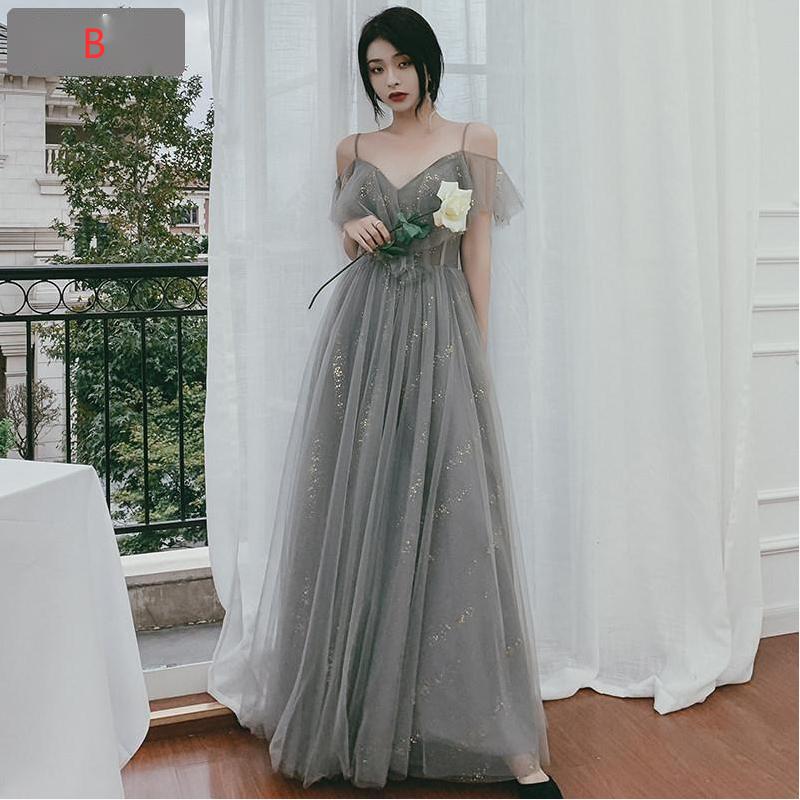 One-Shoulder Sequin A-Line Bridesmaid Dress - view 10