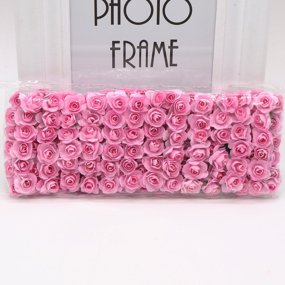 Mini Artificial Paper Rose Flowers - view 2