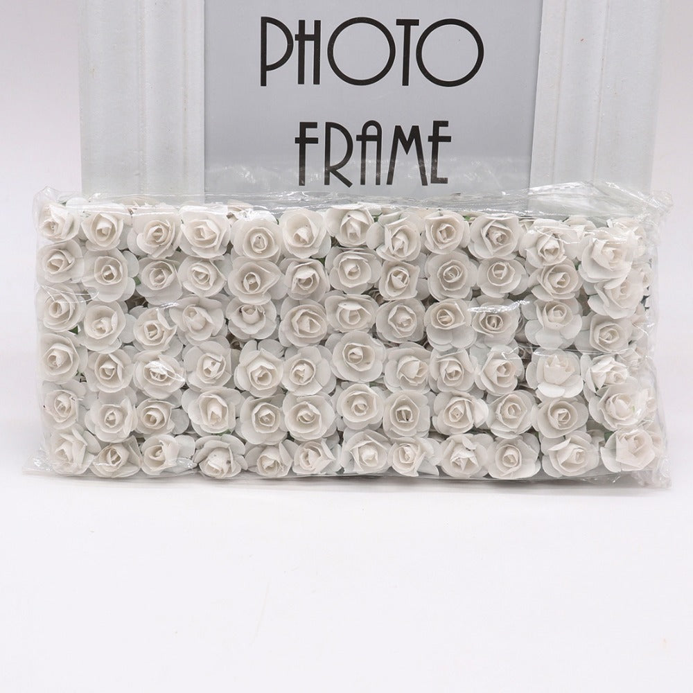 Mini Artificial Paper Rose Flowers - view 3