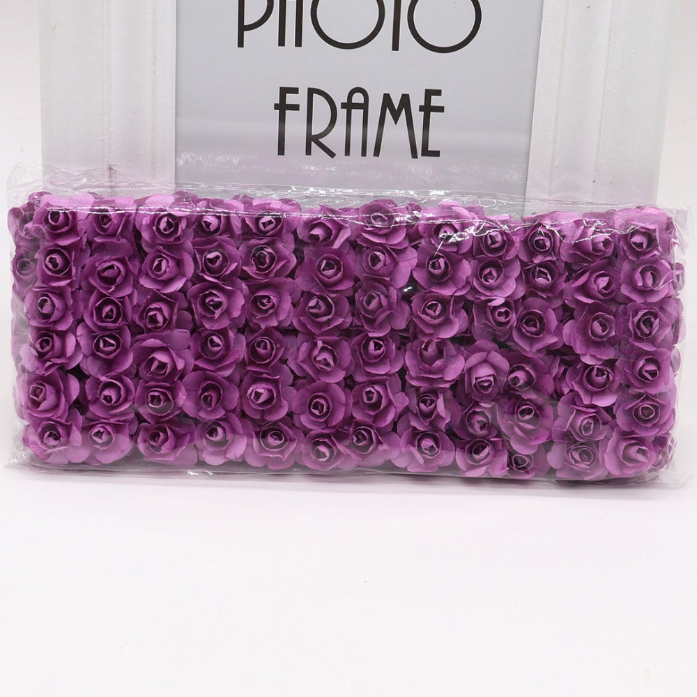 Mini Artificial Paper Rose Flowers - view 5