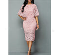 Lace Plus Size Evening Dress