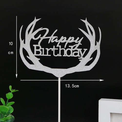 Antler Cake Topper - view 2