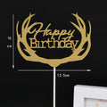 Antler Cake Topper - view 1