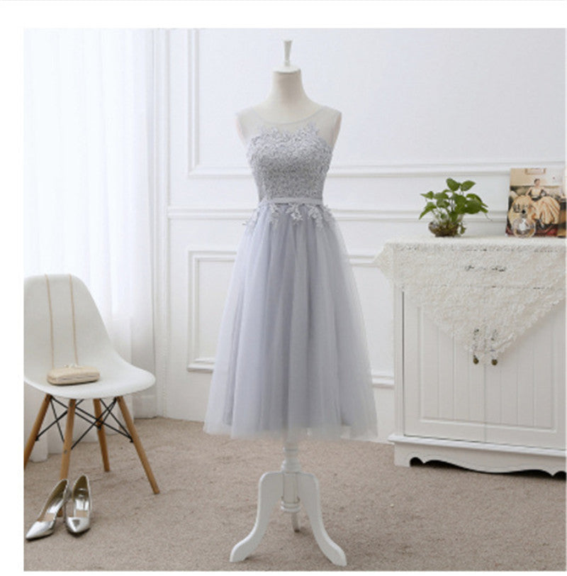Sleeveless A-Line Bridesmaid Dress - view 2