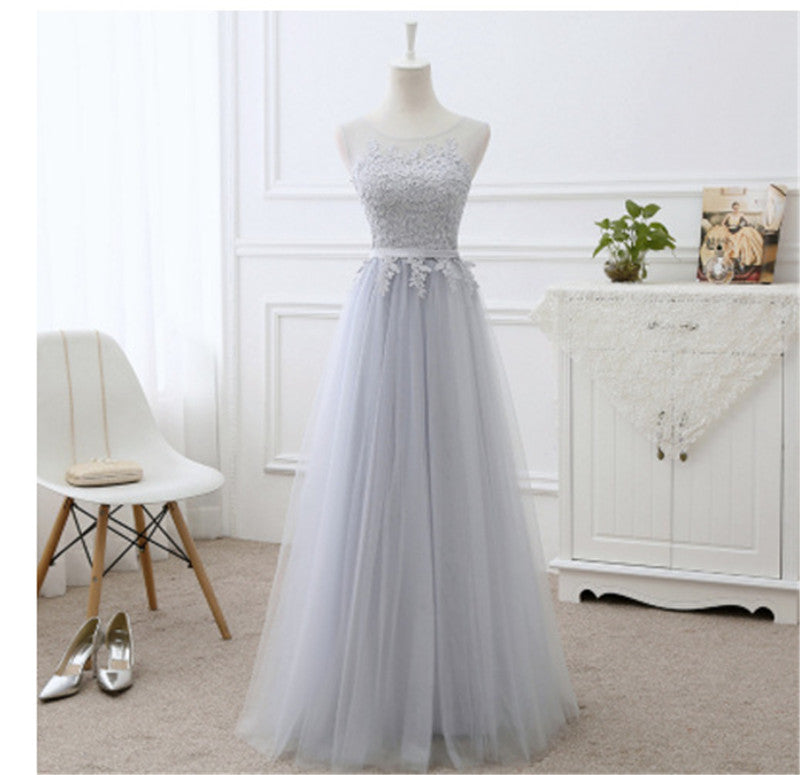 Sleeveless A-Line Bridesmaid Dress - view 3