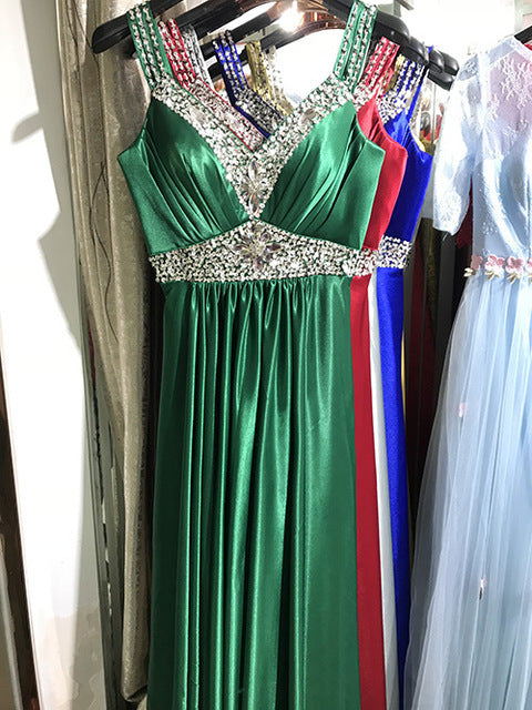 A-Line Sleeveless Evening Dress - view 5