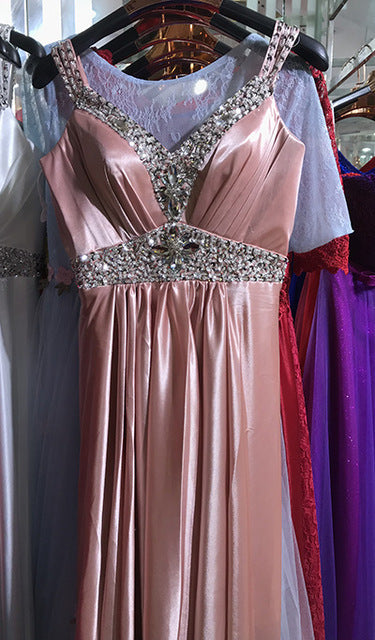 A-Line Sleeveless Evening Dress - view 2