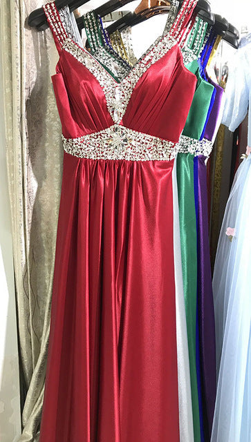A-Line Sleeveless Evening Dress - view 4
