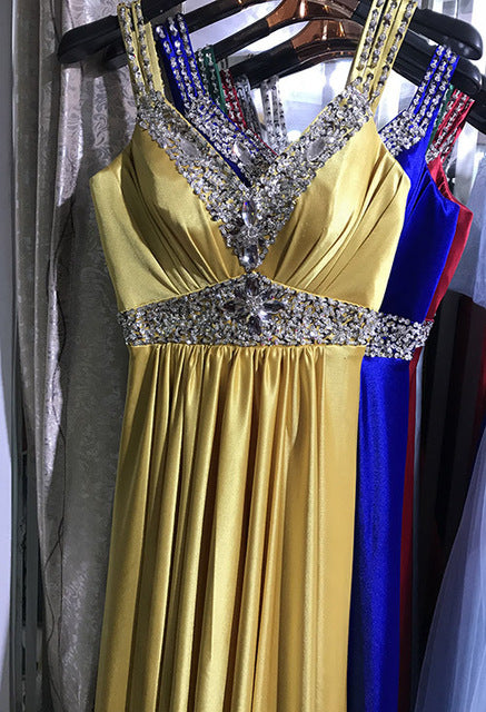 A-Line Sleeveless Evening Dress - view 6