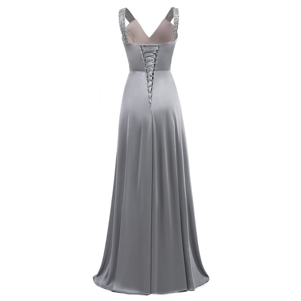 A-Line Sleeveless Evening Dress - view 8