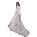 Retro Trailing Wedding Dress