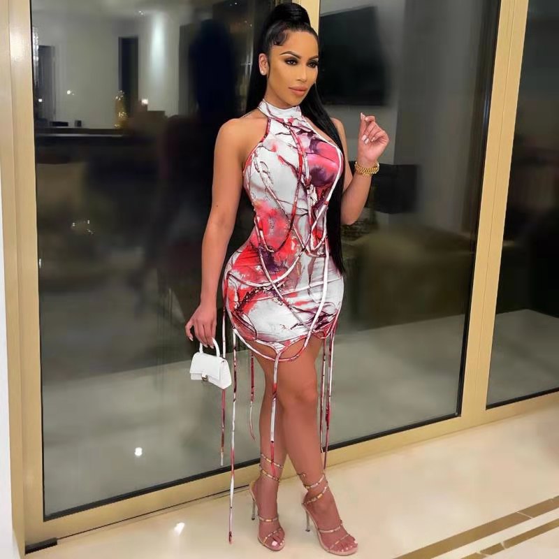 Floral Print Mini Dress - view 2