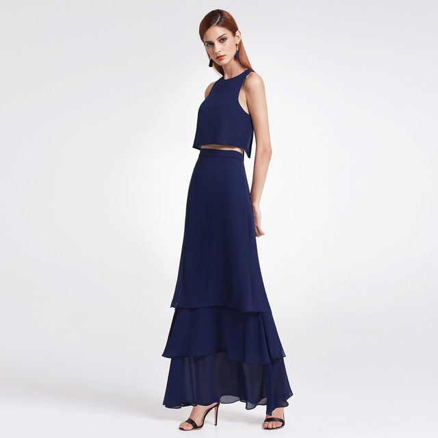 Mesh Bridesmaid Dress - view 3