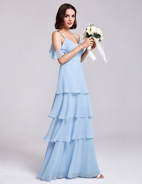 Mesh Bridesmaid Dress - view 5