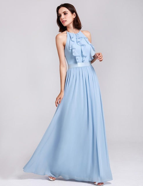 Mesh Bridesmaid Dress - view 4
