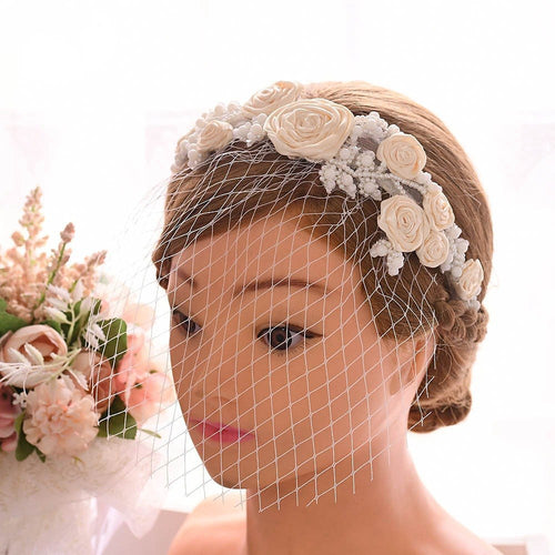 Bridal Veil Double-layer Wedding Flower - view 1