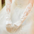 Lace Satin Bridal Gloves