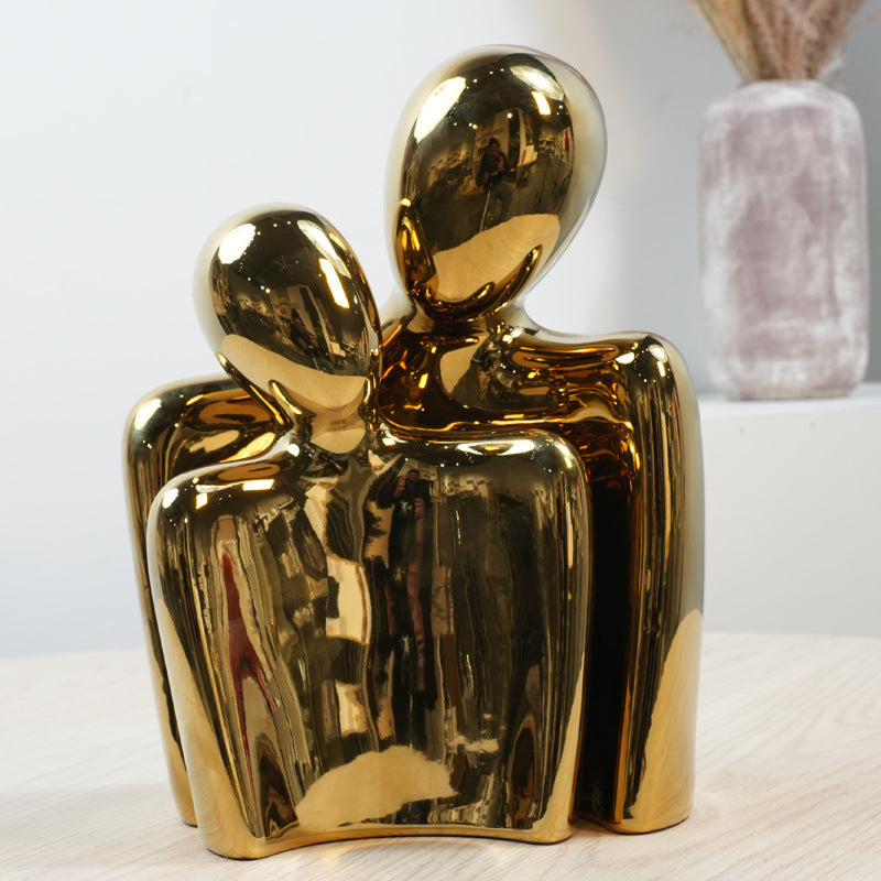 Ceramic Couple Wedding Figurine Ornament - view 2