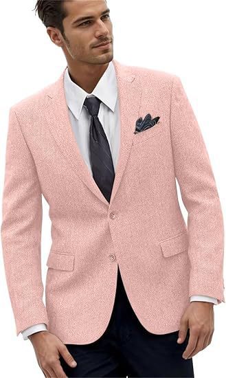 Retro Men's Slim-fit Business Suit Jacket - view 7