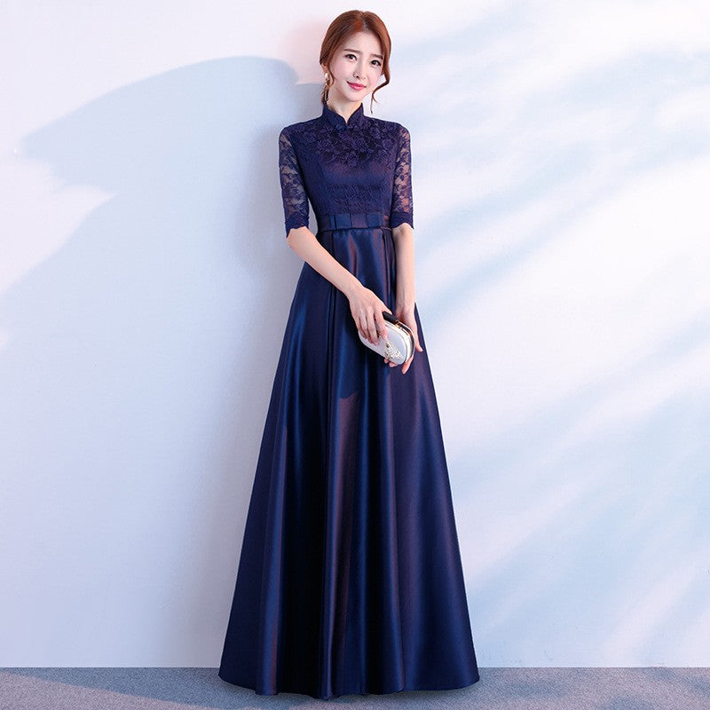 Long Sleeve Evening Dress - view 5