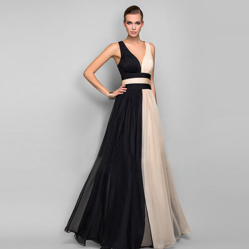 Black & Cream Gown