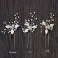 Handmade Leaf Bridal Hairpin