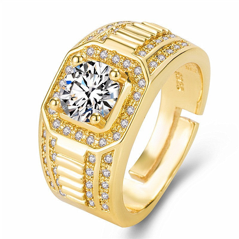 Crystal Wedding Ring - view 4