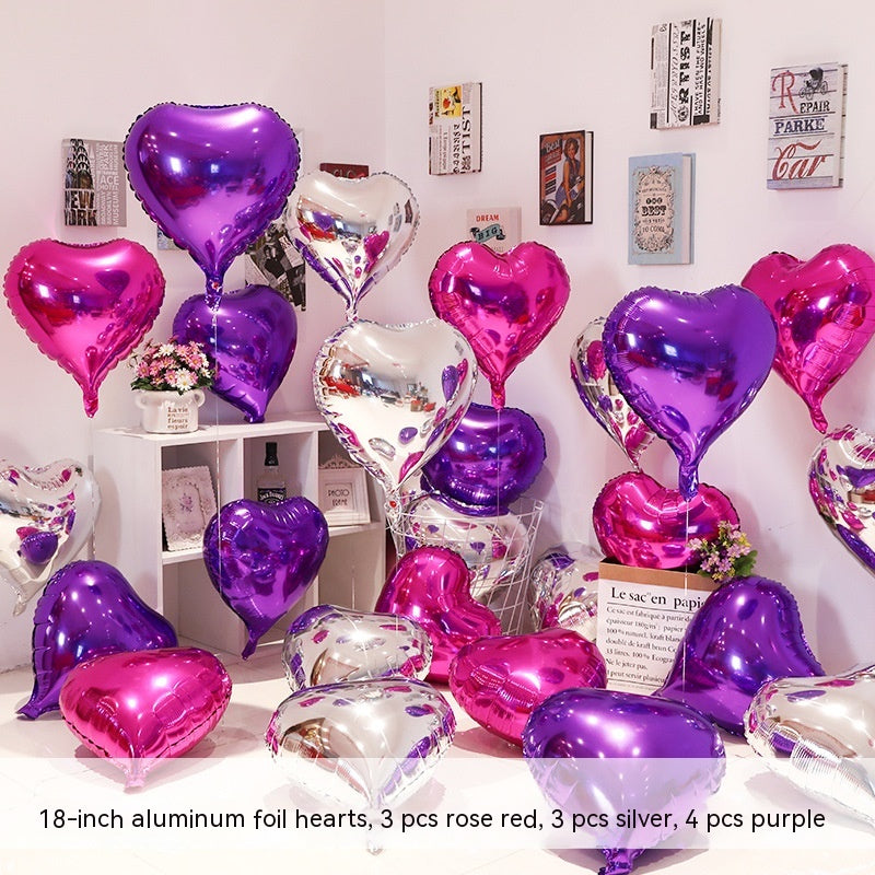 Heart Aluminum Wedding Balloons - view 6