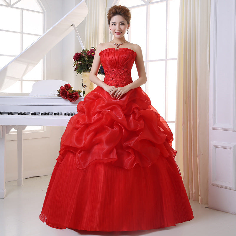 Sleeveless Ball Gown Wedding Dress - view 3