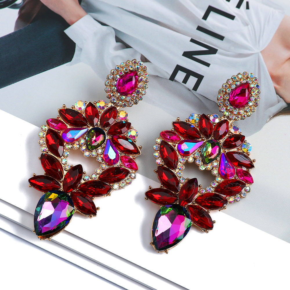 Crystal Wedding Earrings - view 1