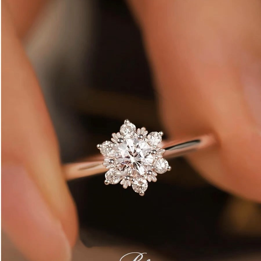 Crystal Wedding Ring - view 8