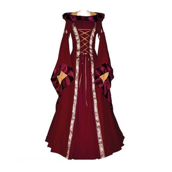 Hooded Velvet Gown - view 2